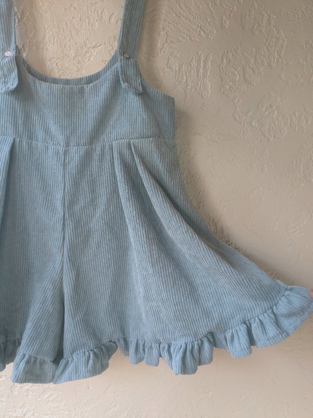 Handsewn Jumper, Culotts, bluish teal shade, sm - med, cotton